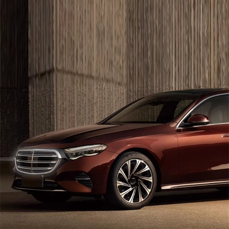 Car Craft Compatible With Mercedes E Class W214 2023+ Upgraded Front Bumper Show Grill Oe Normal Style Black