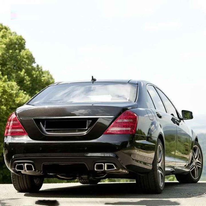 Car Craft Compatible With Mercedes Benz S Class W221 2006-2009 Upgrade Facelift Bodykit To W221 Lci Amg Bumper Headlight Taillight Skirts Exhaust Tips CC-4852 - CAR CRAFT INDIA