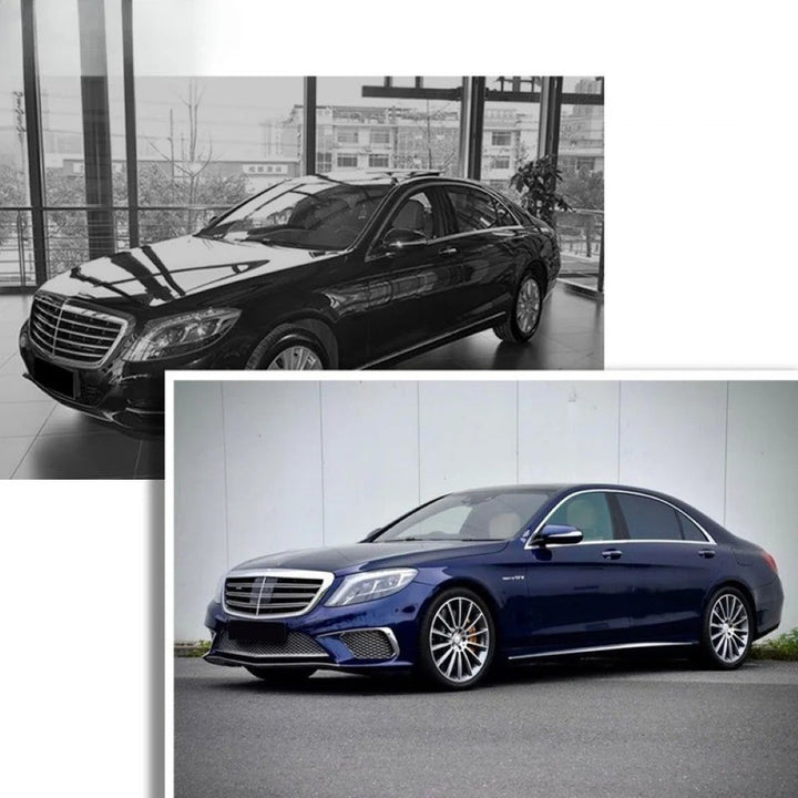 Car Craft Compatible With Mercedes Benz S Class W222 2014-2020 Upgrade Facelift Convert To Amgs63 S63 Bodykit Side Skirt Trim Running Board