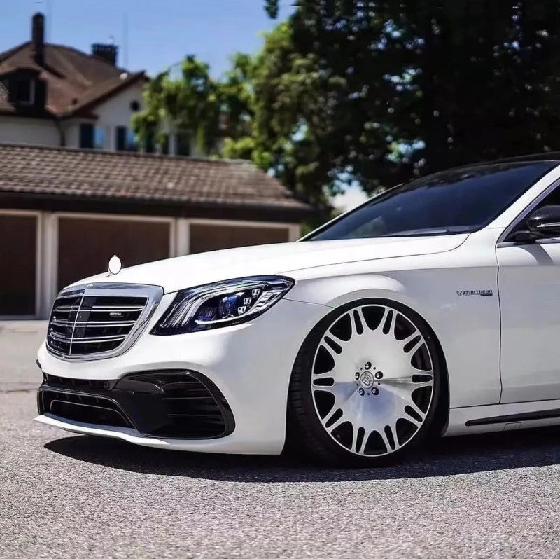 Car Craft Compatible With Mercedes Benz S Class W222 2014-2019 Car Front Upgraded Head Light Lamp Xenon Headlight Retrofit Upgrade Modified Led Drl Hid Light Maybach Style Shy - CAR CRAFT INDIA