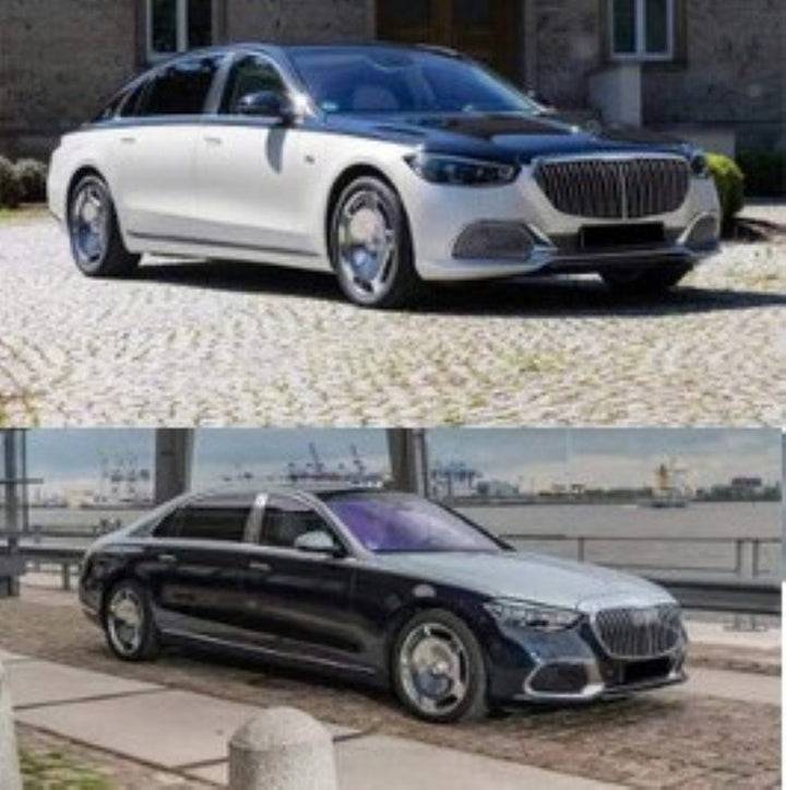 Car Craft Compatible With Mercedes Benz S Class W223 2021-2025 Front Bumper Upgrade Convert To Maybach Mhb S680 Fog Grill Bumper Bodykit Gc W223-001 CC-9714 - CAR CRAFT INDIA