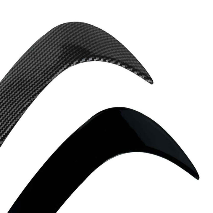 Car Craft Compatible With Mercedes Benz V Class W447 2016-2023 Amg Rear After Bumper Lip Splitter Skirts Canards Zst-1032 Gb Glossy Black