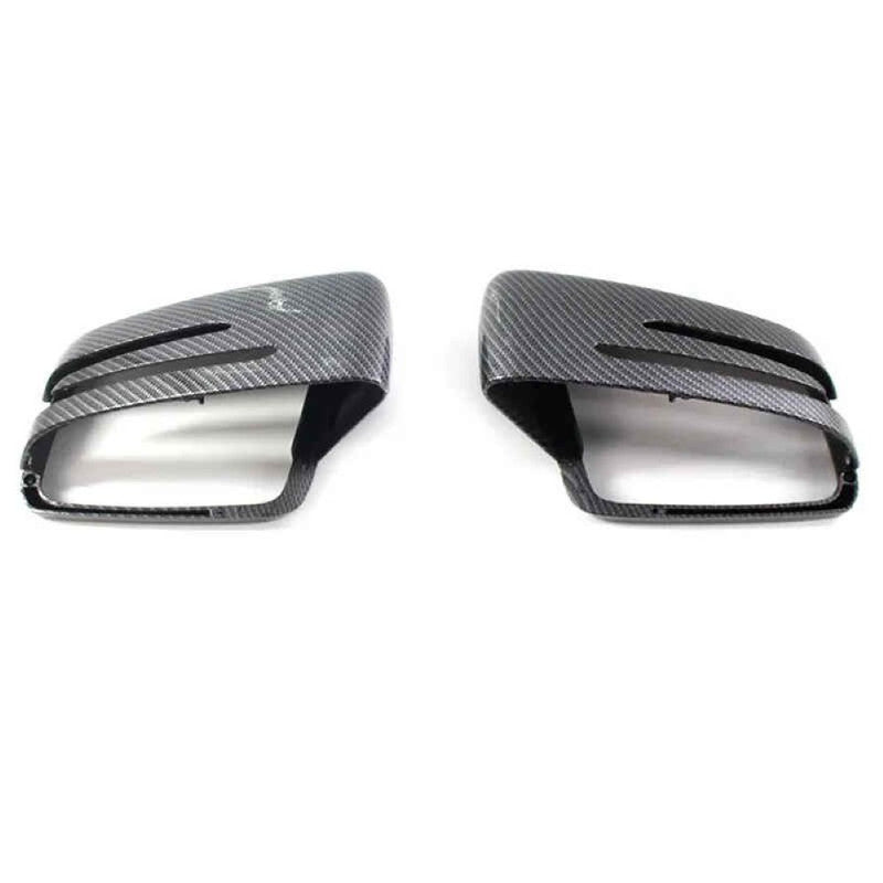 Car Craft Compatible With Mercedes Ml Gl Gle Gls W166 X166 2009-2018 G Class W463 2007-2018 G500 R Class W251 06-16 Rear View Case Wing Cap Shell Housing Mirror Covers Replacement Style Carbon Fiber Look