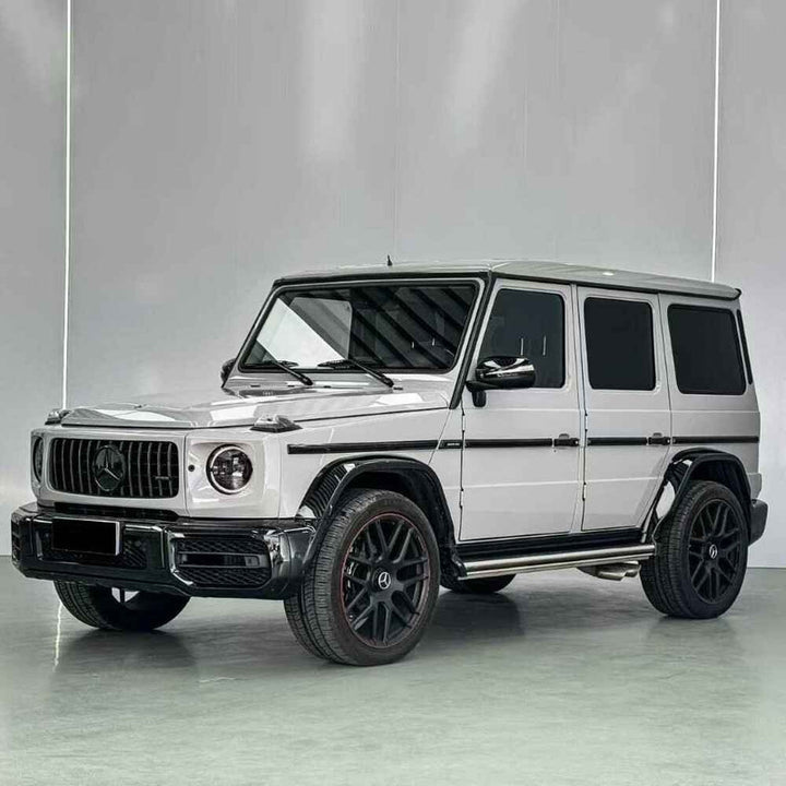 Car Craft Compatible With Mercedes Benz G Class G Wagon W464 2019-2023 Upgrade Facelift Convert To Amg G63 G55 Bodykit Front Bumper Grill Skirt Trim Wheel Arch