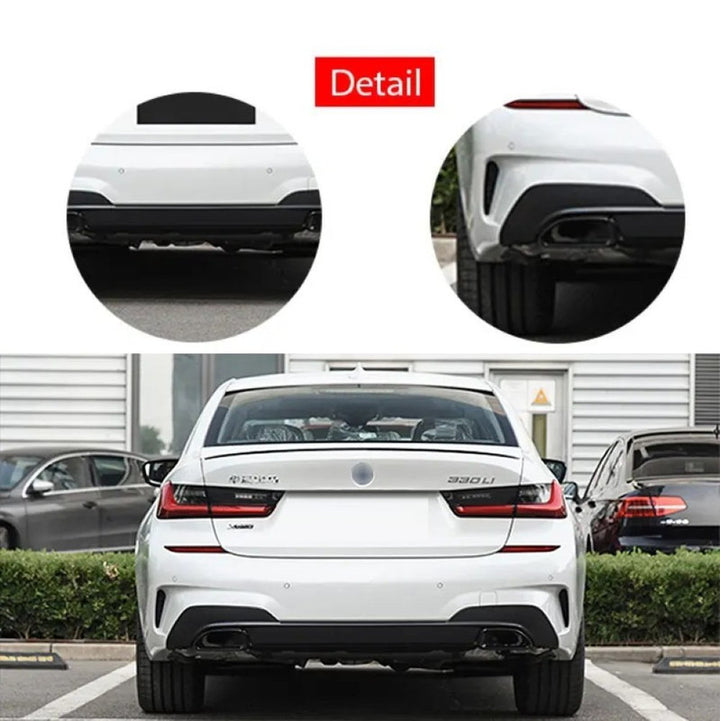 Car Craft Compatible With Bmw 3 Series G20 2019-2022 Upgrade Facelift Convert To M Performance M Sport M Tech M-tech Bodykit Bumper Body Kit Front Rear Bumper Assembly Side Skirt Splitter Diffuser Lip Gc G20/28-009