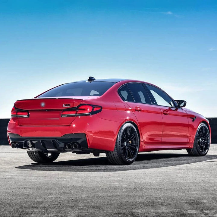 Car Craft Compatible With Bmw 5 Series Lci G30 G38 F90 2021-2023 Upgrade Facelift Convert To M5 M Sport Front Rear Bumper Bodykit Assembly Side Skirt Splitter Diffuser Lip Set G30-035