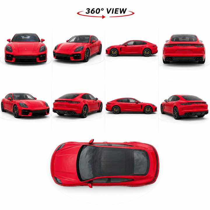 Car Craft Compatible With Porsche Panamera 2009-2016 970 Car Upgrade Facelift Upgrade Convert To 976 Gts 2025 Bodykit Bumper Headlight Taillight Trunk Hood Fender Glass Gts Style