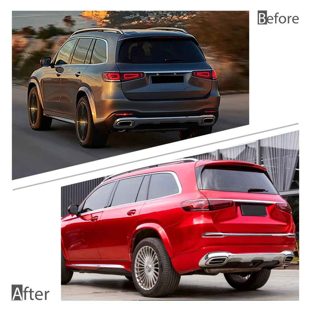 Car Craft Compatible With Mercedes Benz Gls 400 W167 X167 2019-2024 Upgraded Facelift Conversion Convert Body kit Bodykit Bumper GLS680  Maybach MHB Style 2024 1:1 CC-4963 - CAR CRAFT INDIA