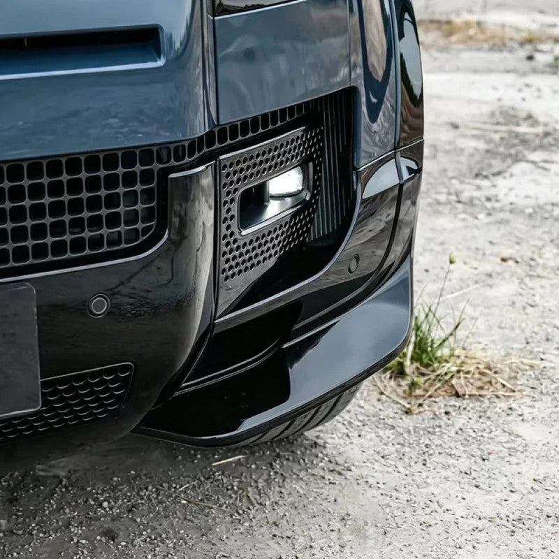 Car Craft Compatible With Range Land Rover Defender L663 2020-2025 90 110 130 Upgrade Convertion Bodykit Urban U Style Front Bumper Lip Splitter Skirt Trim
