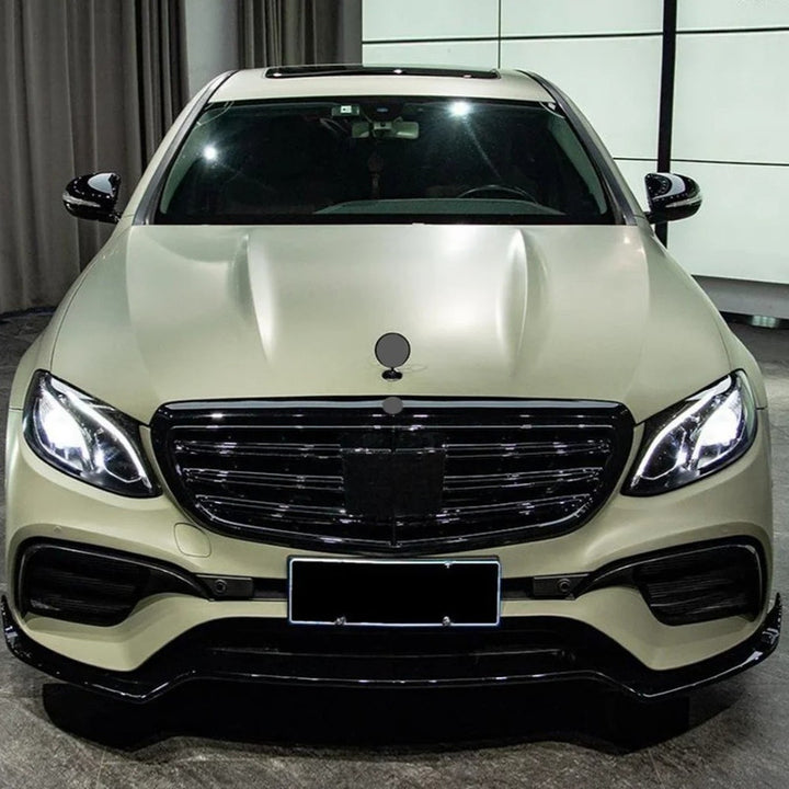 Car Craft Compatible With Mercedes Benz E Class W213 2016-2020 Upgrade Facelift Convert To Amg E63 Amg63 Bodykit Front Bumper Skirt Trim Gc W213 C238-005