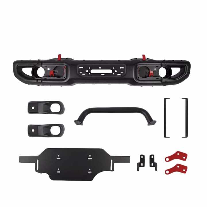Suitable for Jeep Wrangler JL 10th Anniversary Front Bumper, Bumper Guard, Front Bumper Installation Simple JL1049 - CAR CRAFT INDIA