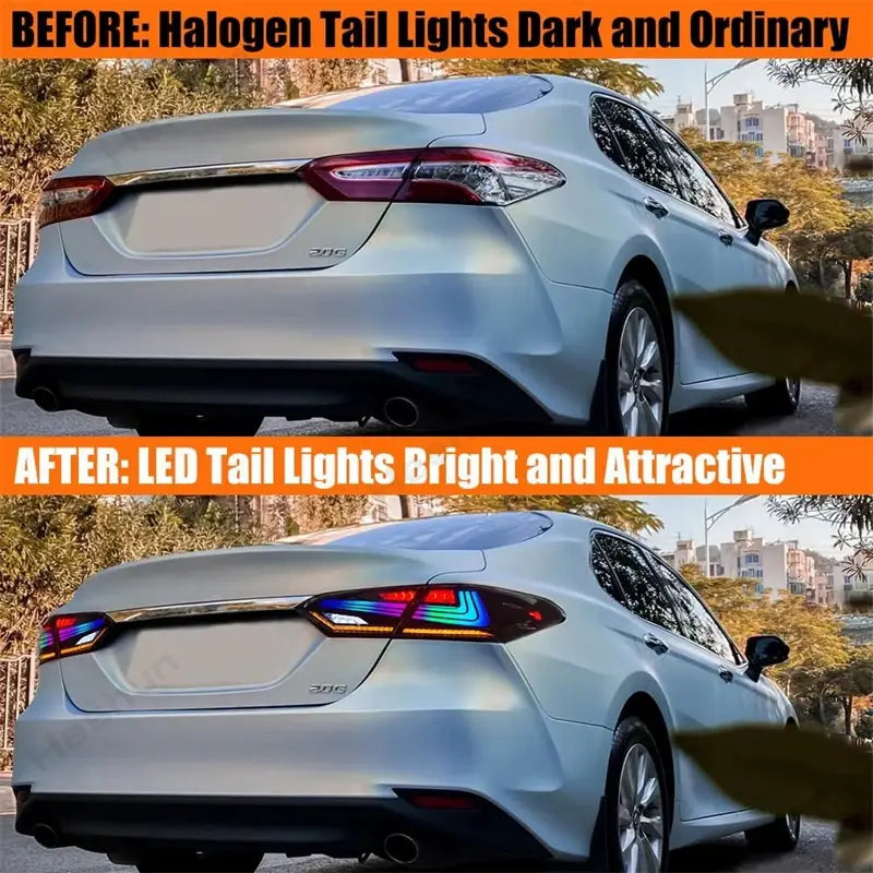 RGB LED Tail Lights for Toyota Camry SE/LE/XSE/XLE/TRD 2018