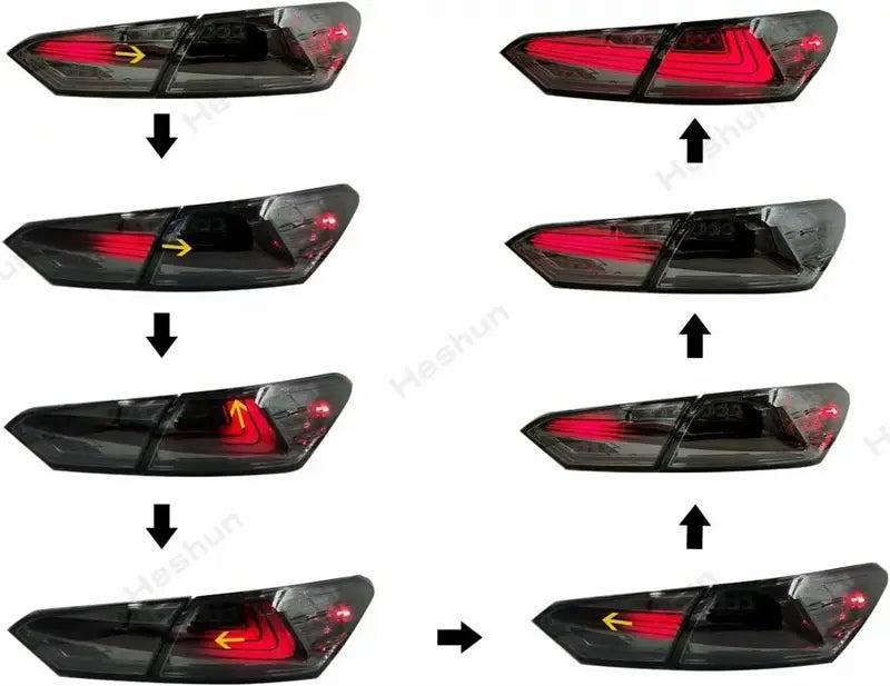 RGB LED Tail Lights for Toyota Camry SE/LE/XSE/XLE/TRD 2018