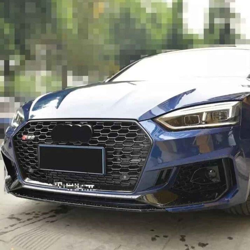 Car Craft Compatible With Audi A5 S5 Rs5 2017-2020 Upgrade Convert To Rs5 S5 Sport Bumper Front Bodykit Mesh With Fog Lamp A5-028 Gc - CAR CRAFT INDIA