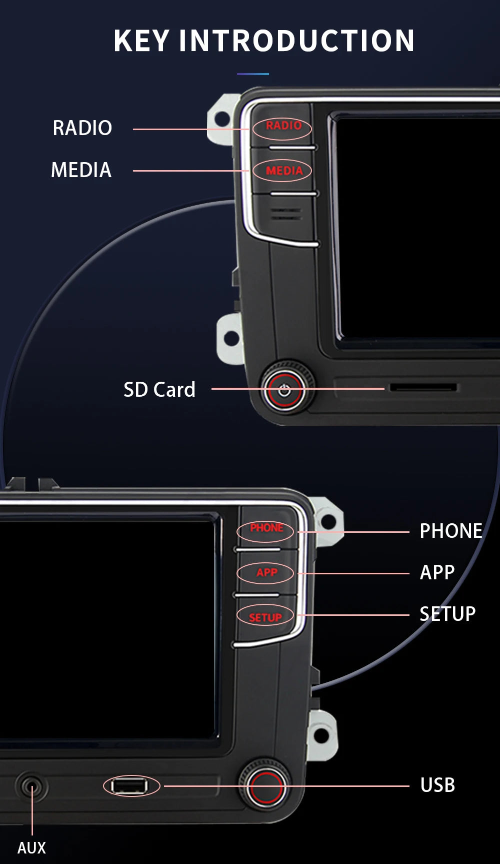 Noname RCD330 plus Carplay Car Radio Android Auto