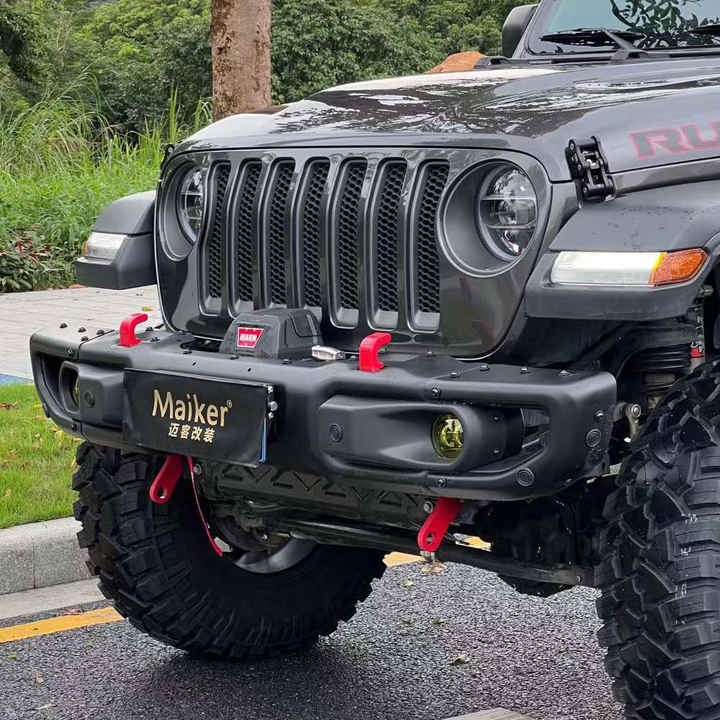 Suitable for Jeep Wrangler JL 10th Anniversary Front Bumper, Bumper Guard, Front Bumper Installation Simple JL1049 - CAR CRAFT INDIA