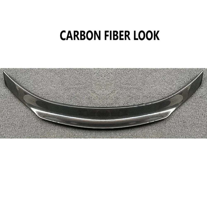 Car Craft Compatible With Mercedes Cla W117 2014-2019 Rear Trunk Wing Boot Spoiler Lip Splitter Skirt Psm Carbon Ar-benz-094 Cf Carbon Fiber Look - CAR CRAFT INDIA