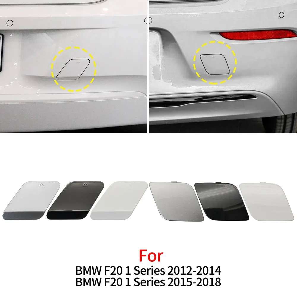 Car Craft Compatible With Bmw 1 Series F20 2012-2014 Rear Bumper Tow Hook Towing Tochan Trailer Cover 51127293548 Model A Unpainted CC-8094 - CAR CRAFT INDIA