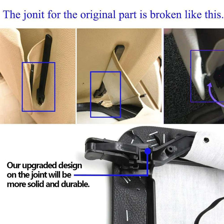 Car Craft Compatible With Bmw 5 Series G30 G31 2017-2024 6 Series G32 Gt 2017-2021 7 Series G11 G12 2016-2021 Interior Car Rear Seat Backrest Leather Storage Pack Cover 52107409615 Moka - CAR CRAFT INDIA