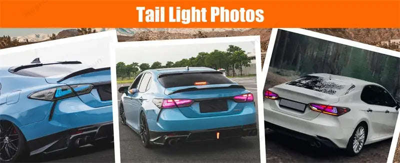 RGB LED Tail Lights for Toyota Camry SE/LE/XSE/XLE/TRD 2018