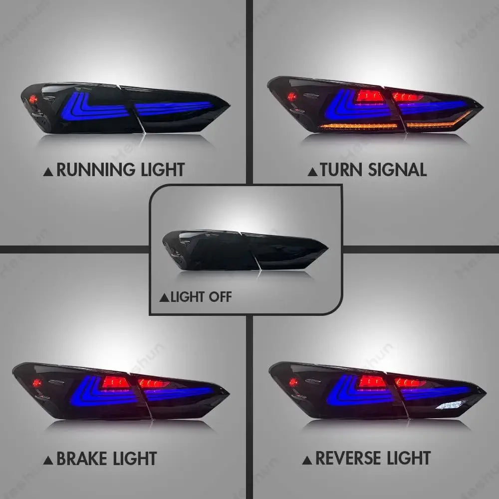 RGB LED Tail Lights for Toyota Camry SE/LE/XSE/XLE/TRD 2018