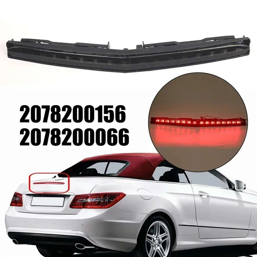 Car Craft Compatible With Mercedes Benz E Class C207 A207 W207 2009-2017 Rear Trunk Brake Stop Light 2078200156 2078200066 Smoke - CAR CRAFT INDIA
