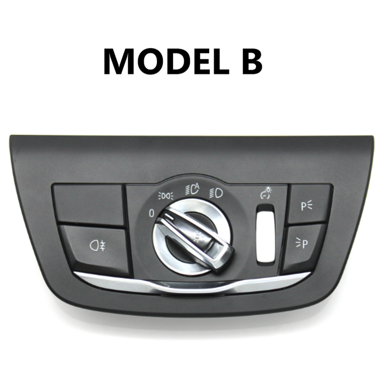 Car Craft Compatible With Bmw X3 X4 G01 G02 2018-2022 Car Headlamp Headlight Rotary Switch Knob Cover Fog Lamp Light Parking Night Vision Button Set 61319472970-d61319472965-c61319472969-q4 Model B