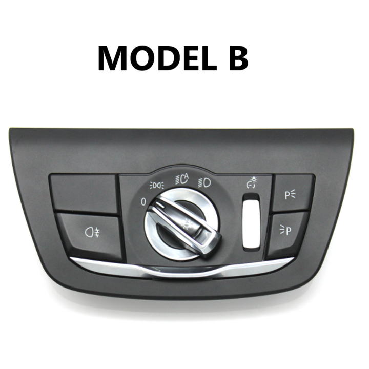 Car Craft Compatible With Bmw X3 X4 G01 G02 2018-2022 Car Headlamp Headlight Rotary Switch Knob Cover Fog Lamp Light Parking Night Vision Button Set 61319472970-d61319472965-c61319472969-q4 Model B