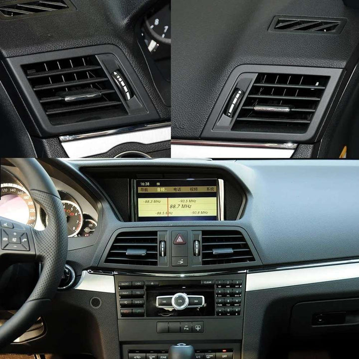 Car Craft Compatible With Mercedes E Class Cabriolet Coupe W207 2009-2012 Car Air Conditioner Left Right Central Ac Vent Grille Slider Tab Clip Outlet Repair Kit 2078300054-c M Middle Centre - CAR CRAFT INDIA