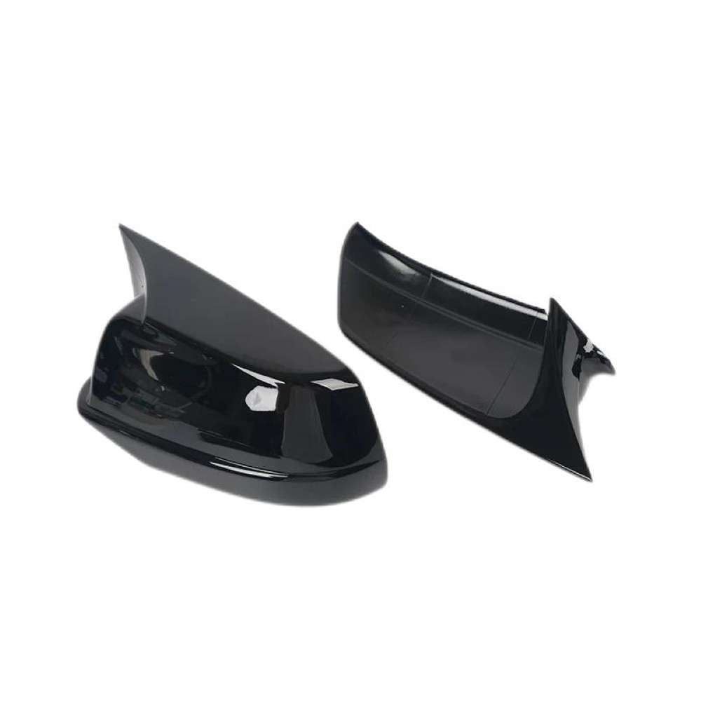 Car Craft Compatible With Bmw 5 Series F10 2010-2013 Side Rear View Case Wing Cap Shell Housing Mirror Covers 3m Tape Pasting Style Ar-mr-025 Glossy Black CC-8076 - CAR CRAFT INDIA