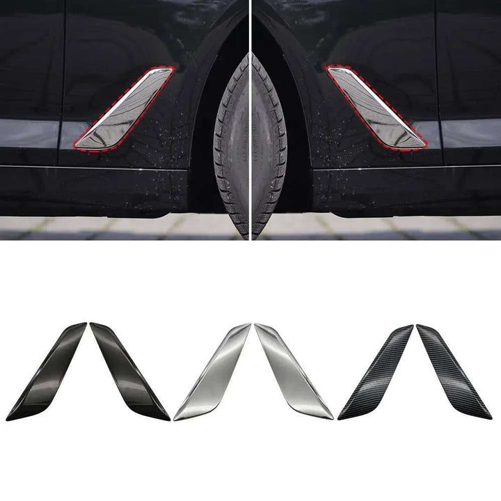 Car Craft Compatible With Bmw 5 Series G30 F90 2017-2024 Side Fender Decorative Bright Electroplated Strip Trim 51137349594 Right Chrome CC-8101 - CAR CRAFT INDIA