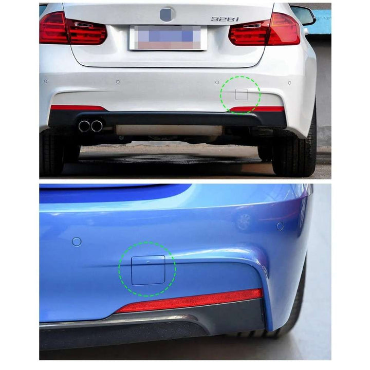 Car Craft Compatible With Bmw 3 Series F30 F80 2012-2019 M Sport M Tech M3 M4 Rear Bumper Tow Hook Towing Tochan Trailer Cover 51128056615 Gc CC-7986 - CAR CRAFT INDIA