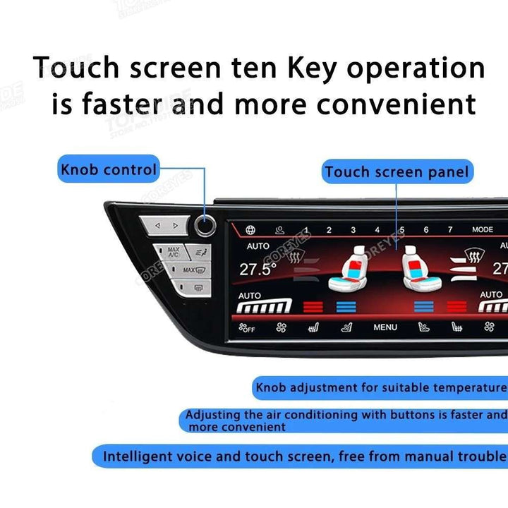 Car Craft Compatible With Bmw 5 Series G30 6 Series G32 X3 X4 G01 G02 G08 2018-2022 Lcd Display Air Conditioning Board Android Ac Panel Digital Touch Screen Climate Knobs Control 8.8 Inch CC-8494 - CAR CRAFT INDIA