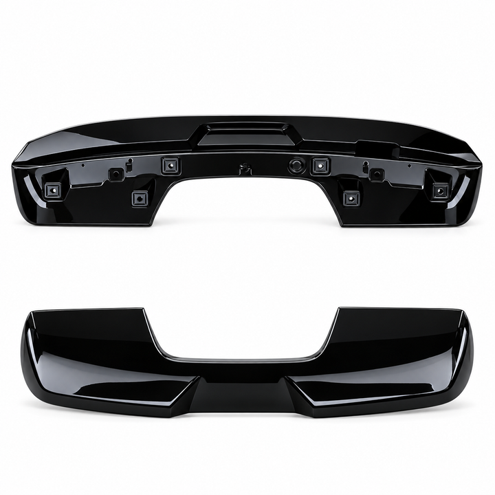 Car Craft Compatible With Toyota Land Cruiser Lc300 Lc 300 2022-2026 Rear Trunk Tail Wing Boot Roof Spoiler With Led Light CC-10131 Glossy Black