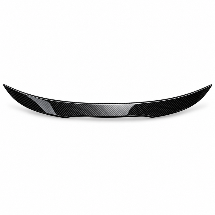 Car Craft Compatible With Vw Volkswagen Virtus 2023+ Rear Trunk Wing Boot Spoiler Lip Splitter Skirt M4 Style Carbon Fiber Look Ar-vw-0234 Cf CC-7969