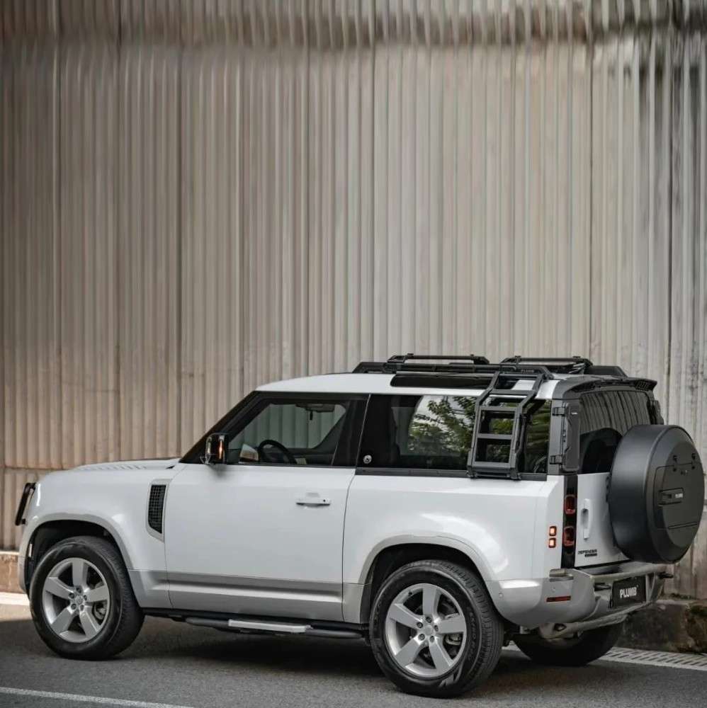 Car Craft Compatible With Range Land Rover Defender 2020-2025 90 Plumb M-one Adjustable Slimline Roof Rail Rack Plumb-015 - CAR CRAFT INDIA
