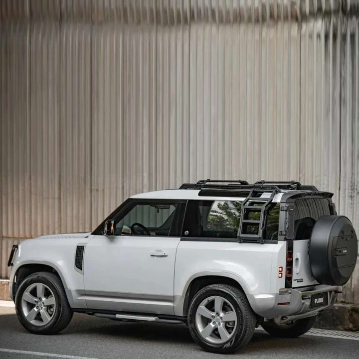 Car Craft Compatible With Range Land Rover Defender 2020-2025 90 Plumb M-one Adjustable Slimline Roof Rail Rack Plumb-015 - CAR CRAFT INDIA
