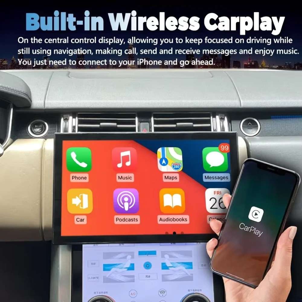 Car Craft Compatible With Range Land Rover Evoque L538 2012-2016 Android Multimedia Infotainment Touchscreen Dvd Player Wireless Carplay Android Auto 4gb +64gb 13.3 Inch