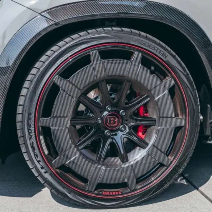Car Craft Compatible With Mercedes A B C E S W177 W205 W206 W212 W213 W214 W221 W222 W223 G Glass W464 W464 W465 Gla W156 W247 Gle Gls W166 W167 Forged Alloy Wheel Macwheel Rim Brabus Style 19 Inch 1PC - CAR CRAFT INDIA