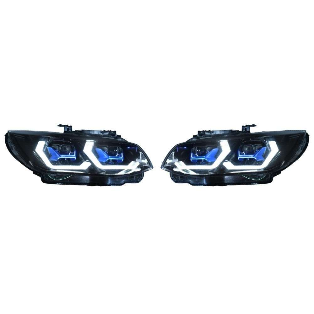 Car Craft Compatible With Bmw 3 Series M3 E92 E93 Lci 2010-2012 Car Front Upgraded Head Light Lamp Xenon Headlight Retrofit Upgrade Modified Led Drl Hid For Xenon Car CC-8458 - CAR CRAFT INDIA