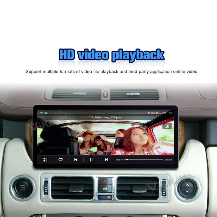 Car Craft Compatible With Land Range Rover Rr Vogue V8 L322 2002-2012 Android Multimedia Infotainment Touchscreen Dvd Player Wireless Carplay Android Auto 4gb +64gb 12.3 Inch CC-7960