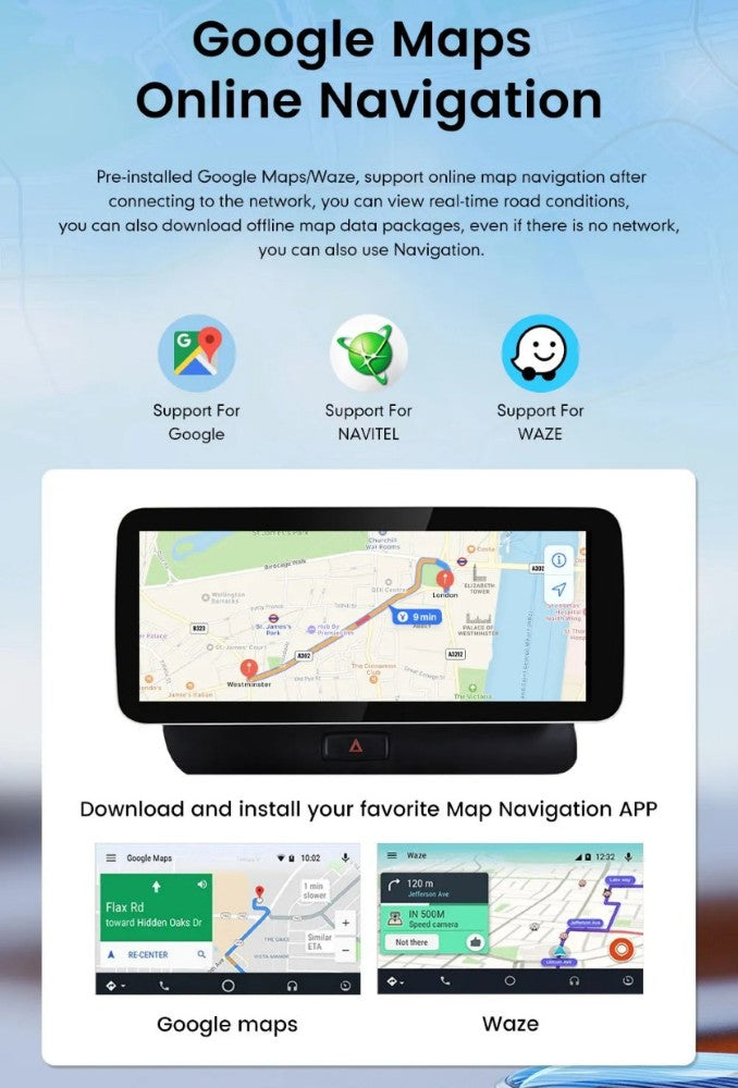 Car Craft Compatible With Audi Q5 2009-2016 Android Multimedia Infotainment Touchscreen Dvd Player Wireless Carplay Android Auto 4gb +64gb 12.3 Inch CC-7959