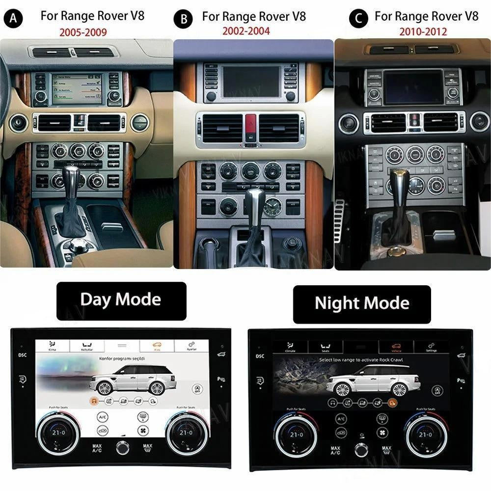 Car Craft Compatible With Land Range Rover Rr Vogue V8 L322 2002-2012 Android Multimedia Infotainment Touchscreen Ac Screen Panel Climate Control 10 Inch CC-7961 - CAR CRAFT INDIA