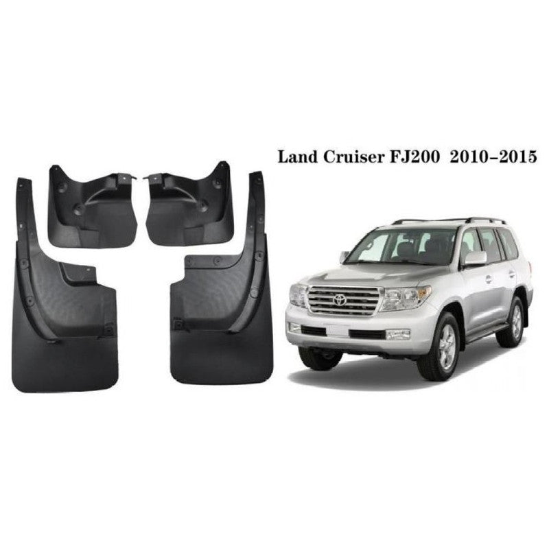 Car Craft Compatible With Toyota Land Cruiser Fj Lc200 2010-2015 Car Tyre Mudflaps Mud Flap Mud Guard Fender Splash Guard To3037 CC-7327 - CAR CRAFT INDIA