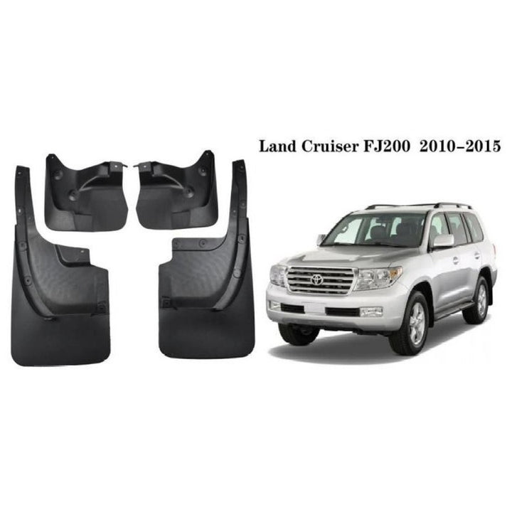 Car Craft Compatible With Toyota Land Cruiser Fj Lc200 2010-2015 Car Tyre Mudflaps Mud Flap Mud Guard Fender Splash Guard To3037 CC-7327 - CAR CRAFT INDIA
