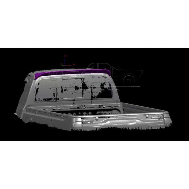 Car Craft Compatible With Toyota Hilux Revo 2020+ Rear Trunk Wing Boot Spoiler Lip Splitter Skirt Ar-toyota-0121 Cf Carbon Fiber Look