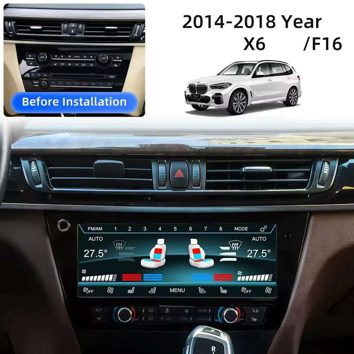 Car Craft Compatible With Bmw X6 F16 2014-2018 Lcd Display Air Conditioning Board Android Ac Panel Digital Touch Screen Climate Knobs Control 8.8 Inch CC-8491 - CAR CRAFT INDIA