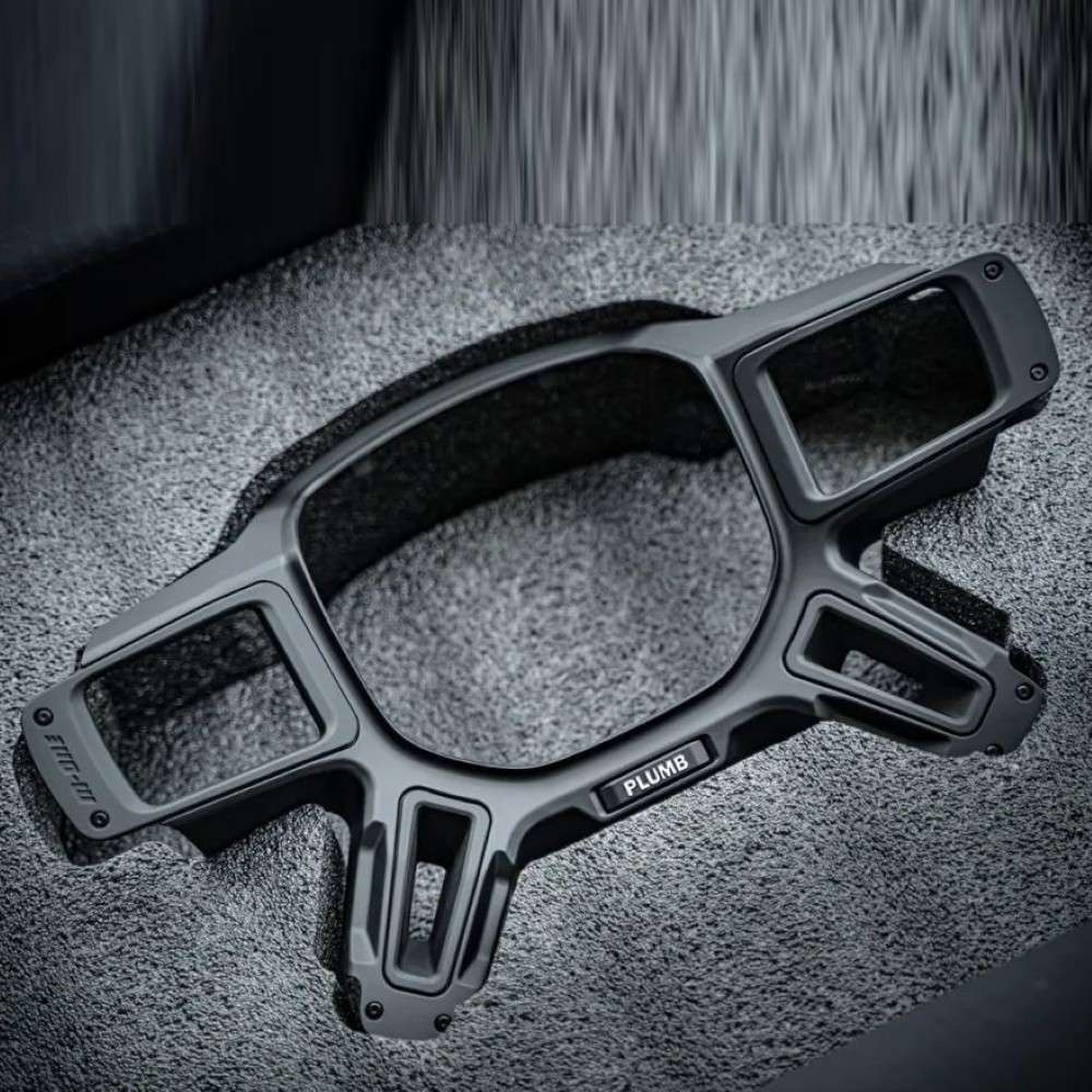 Car Craft Compatible With Range Land Rover Defender 2020-2025 Plumb M-one Steering Wheel Trim Cover Frame Plumb-026 - CAR CRAFT INDIA