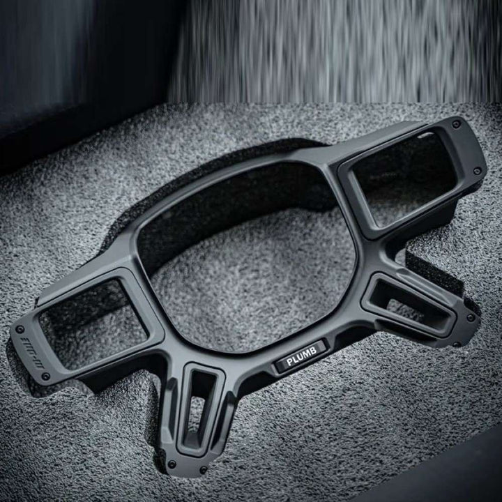 Car Craft Compatible With Range Land Rover Defender 2020-2025 Plumb M-one Steering Wheel Trim Cover Frame Plumb-026 - CAR CRAFT INDIA