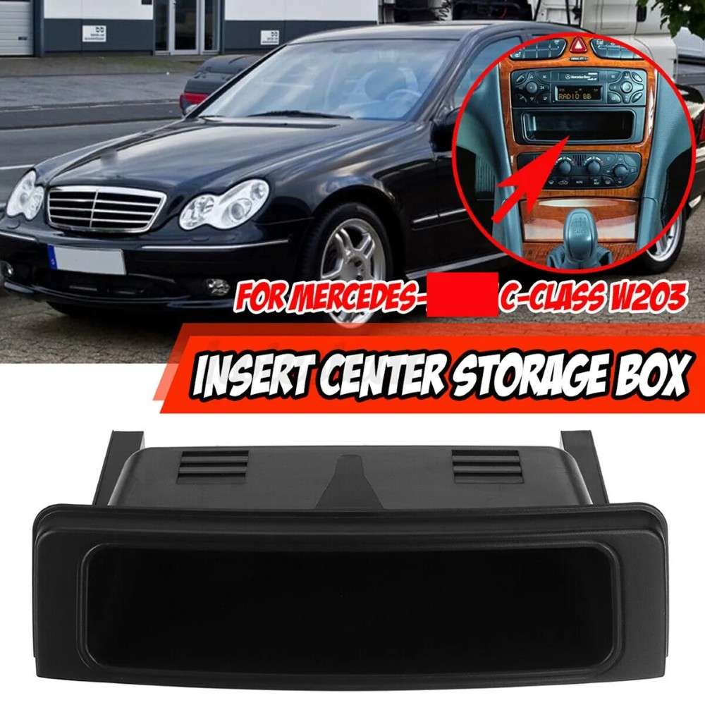 Car Craft Compatible With Mercedes Benz C Class W203 2001-2007 W639 Vito Car Center Console Storage Box Organizer tray Cover 2036830291 CC-8105 - CAR CRAFT INDIA
